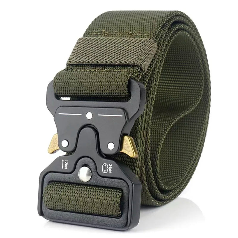 Cinto tático Militar Nylon Fivela de Zinco + Engate Rápido