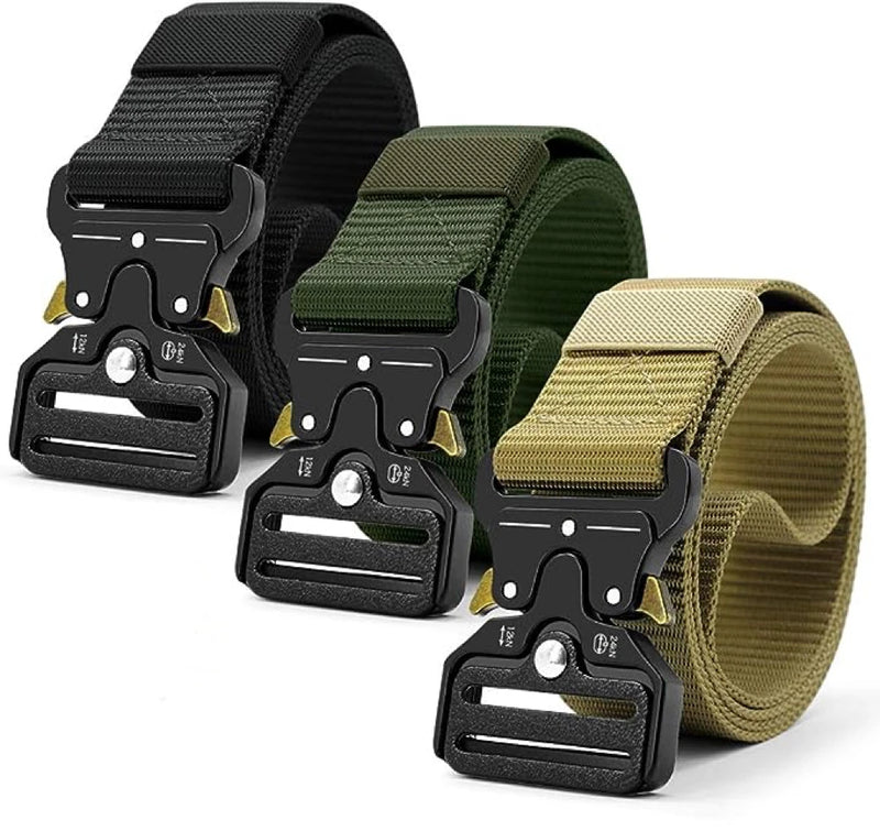 Cinto tático Militar Nylon Fivela de Zinco + Engate Rápido